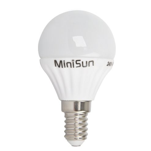 Image of Minisun E14 4w Led Golfball Bulb 2700k Warm White