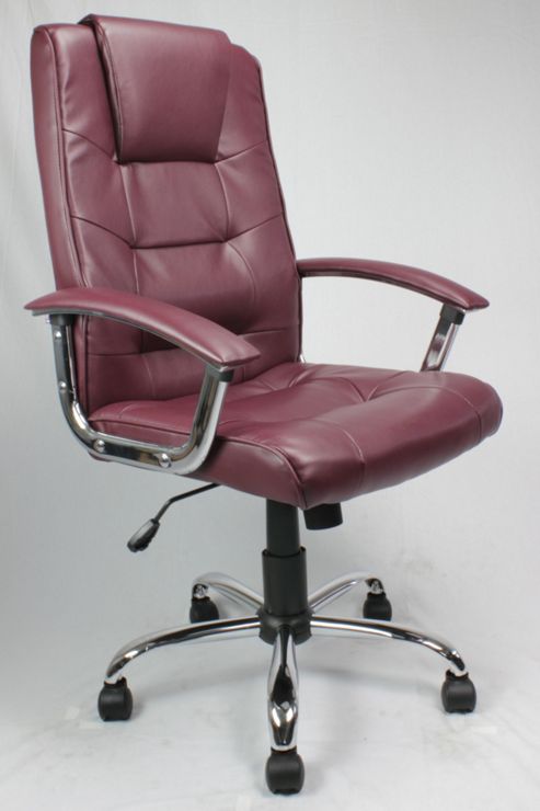 Image of Enduro Managers High-back Executive Chair - Burgundy