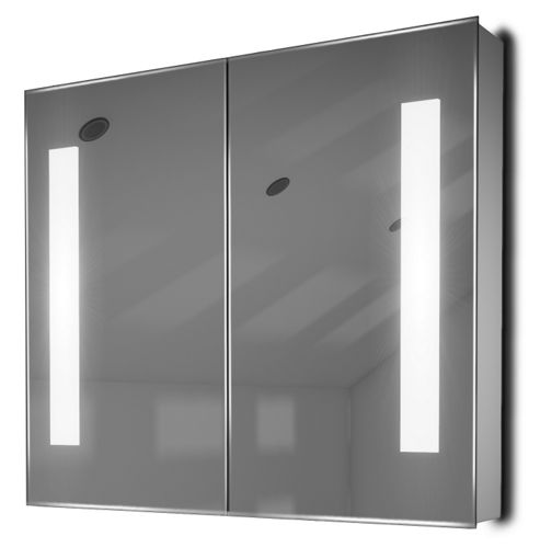 Image of Auto Colour Changing Rgb Bathroom Cabinet With Shaver Socket & Sensor K131rgb