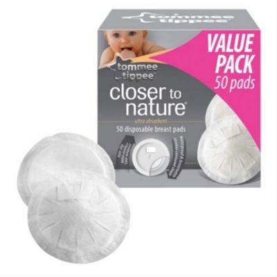 image 1 of Tommee Tippee Closer To Nature Disposable Breast Pads X50