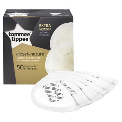 image 1 of Tommee Tippee Closer To Nature Disposable Breast Pads X50