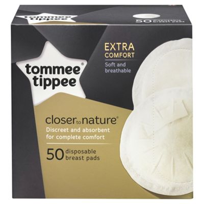 image 1 of Tommee Tippee Closer To Nature Disposable Breast Pads X50