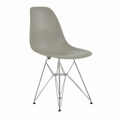 Image of Eames Replica Dining Chair Dsr Biscuit