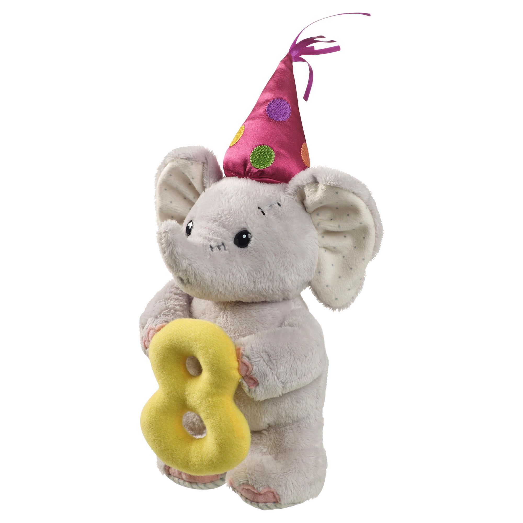 8th Birthday Elephant Soft Toy