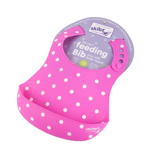 Image of Catcherz - Popping Pink Babies Pelican Feeding Bib