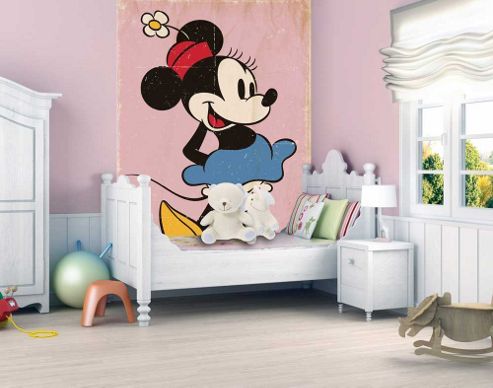 Image of 1wall Minnie Mouse Wall Mural