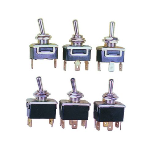 Image of Heavy Duty 1/4 Inch Blade Terminal 10a Toggle Dpdt F Switch