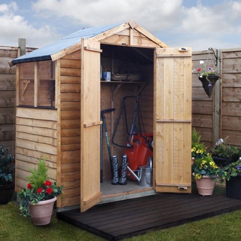  Economy Overlap With Stable Door from our Wooden Sheds range - Tesco