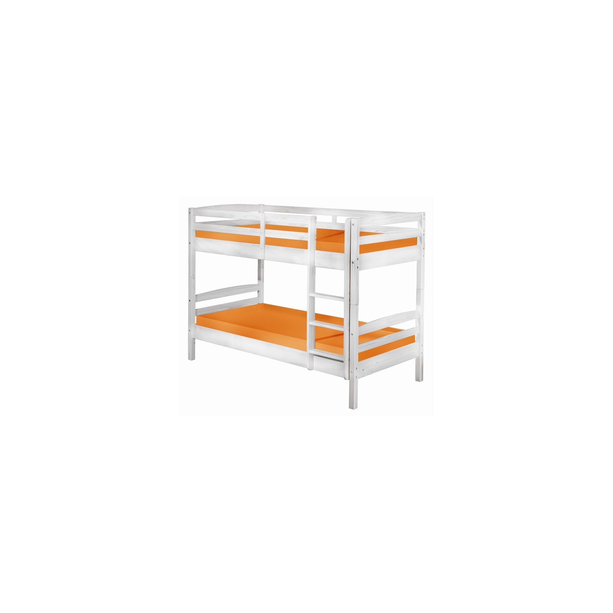 Aspect Design Rick Solid Wood Bunk Bed in White at Tesco Direct