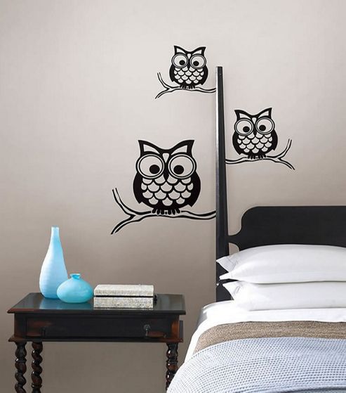 Image of Owl Decals, Give A Hoot