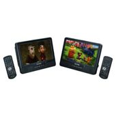 Technika 9" Dual-Digital screen In-car Portable DVD Player TKPDVD99212