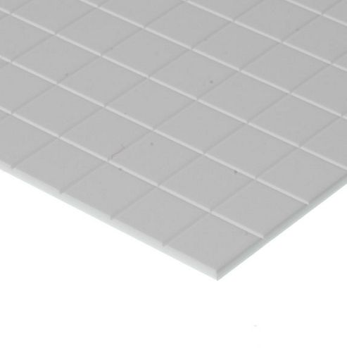 Image of Evergreen Styrene Sidewalk 6.3mm Squares (1/4")