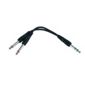 1/4Ã¶ (6.35mm) Stereo Plug to 2 Mono Plugs