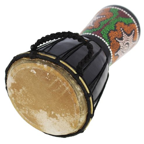Image of A-star 6 Inch Painted Djembe