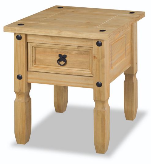 Image of Wiseaction Porto Lamp Table With 1 Drawer