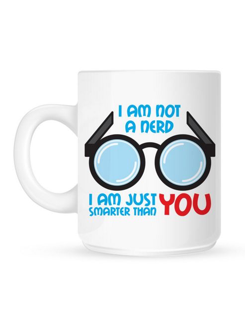 Image of I Am Not A Nerd 10oz Ceramic Mug