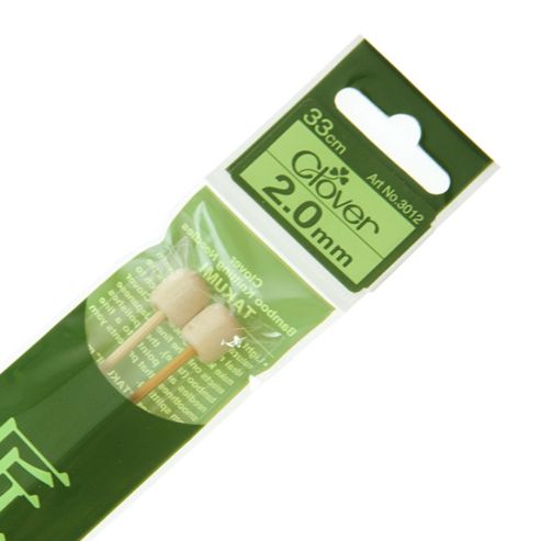 Image of Clover Takumi Bamboo Knitting Needles - 2.0mm - 2pk
