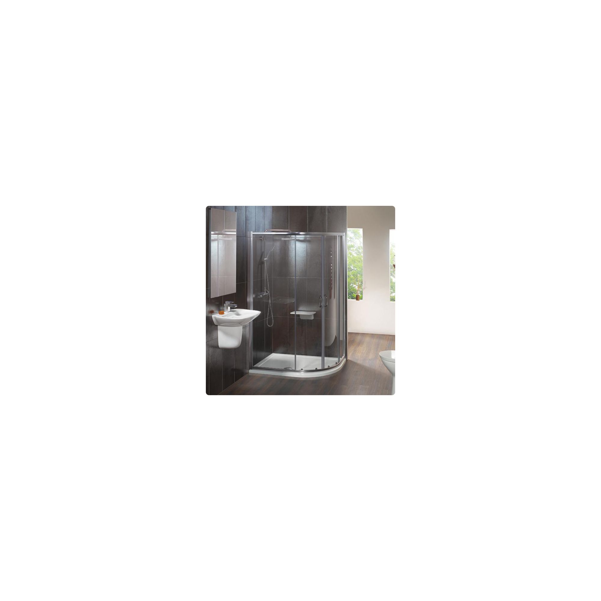 Balterley Offset Quadrant Double Shower Door, 1200mm x 800mm, 6mm Glass at Tesco Direct