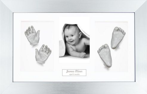 Image of 3d Baby Casting Kit - Silver Frame - Silver Paint