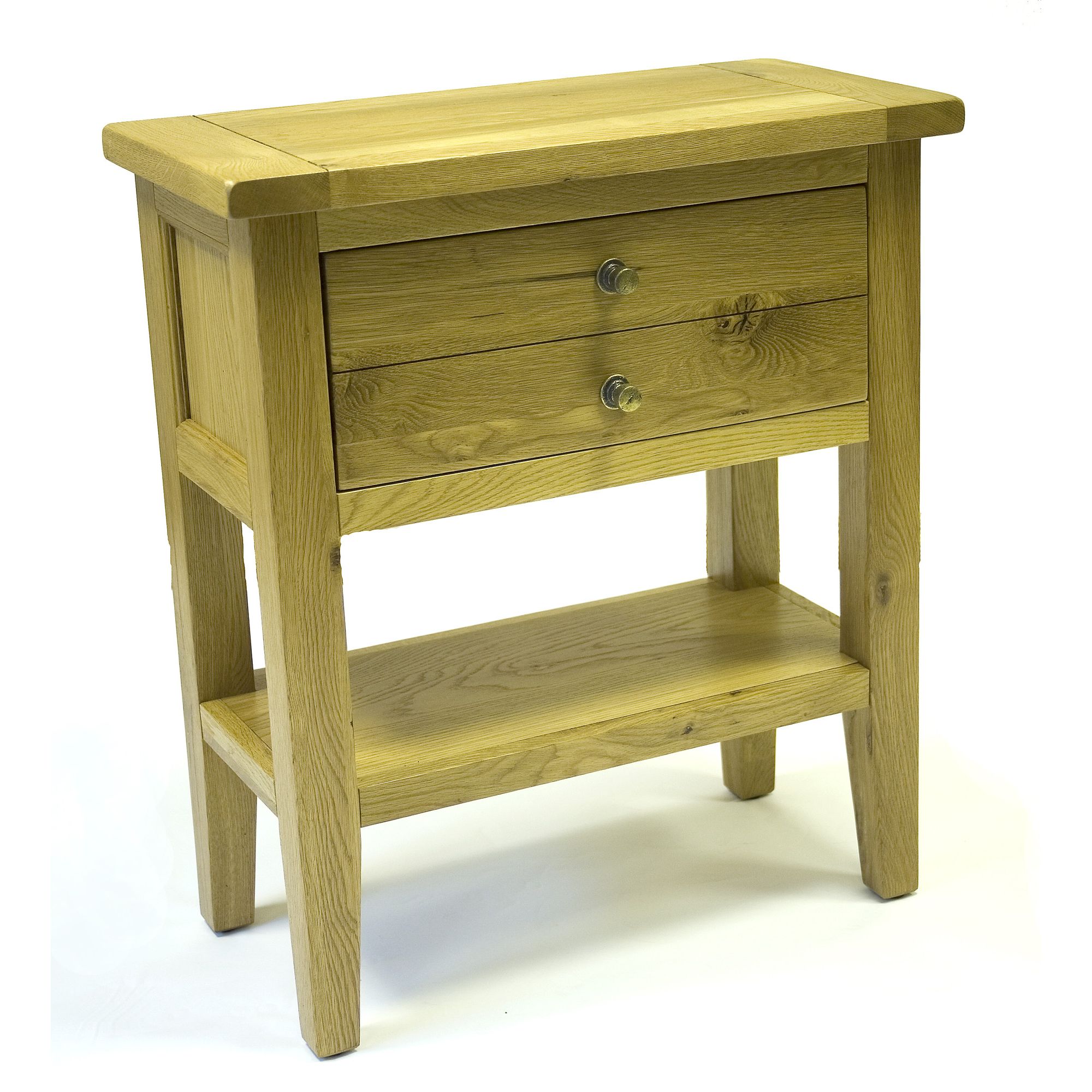 World Furniture Provence Two Drawer Console Table in Oak at Tesco Direct