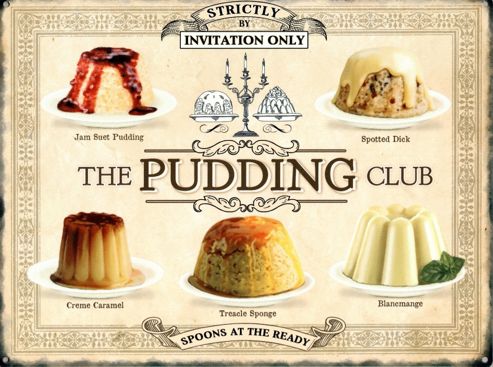 Image of The Pudding Club Tin Sign