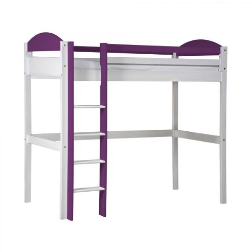 Image of Max High Sleeper Bed - Purple
