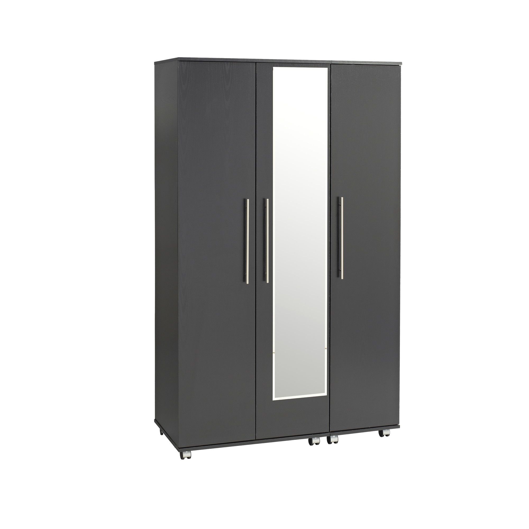 Ideal Furniture Bobby Mirror Wardrobe - Beech at Tesco Direct