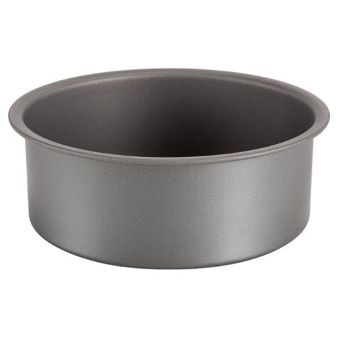 Image of Tesco Non Stick Round Loose Base Cake Tin 20cm