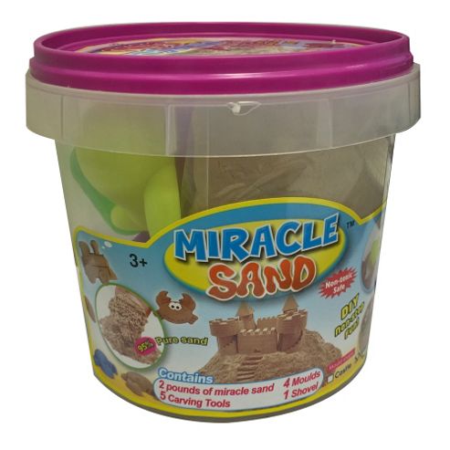 Image of Miracle Sand Fun Kinetic Sand - 2 Pounds - Vehicle Moulds