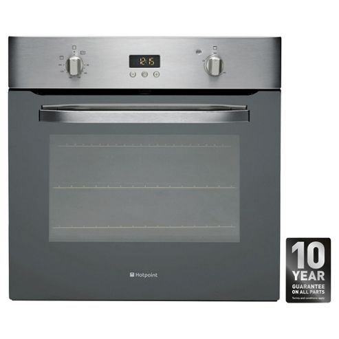 Image of Hotpoint Shs33xs, Stainless Steel, Built-in Electric, Single Cavity, Single Oven, 60cm