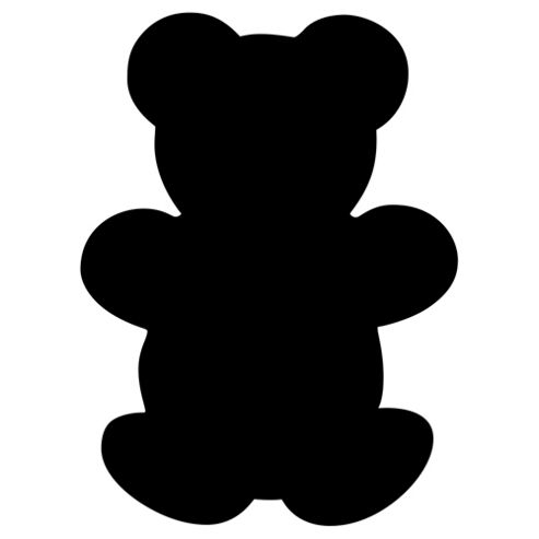 Image of Bear Silhouette Wall Chalkboard