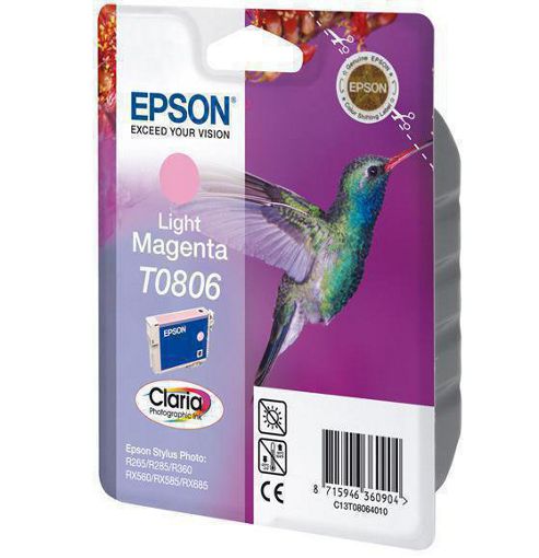 Image of Epson T0806 Ink Cartridge - Light Magenta