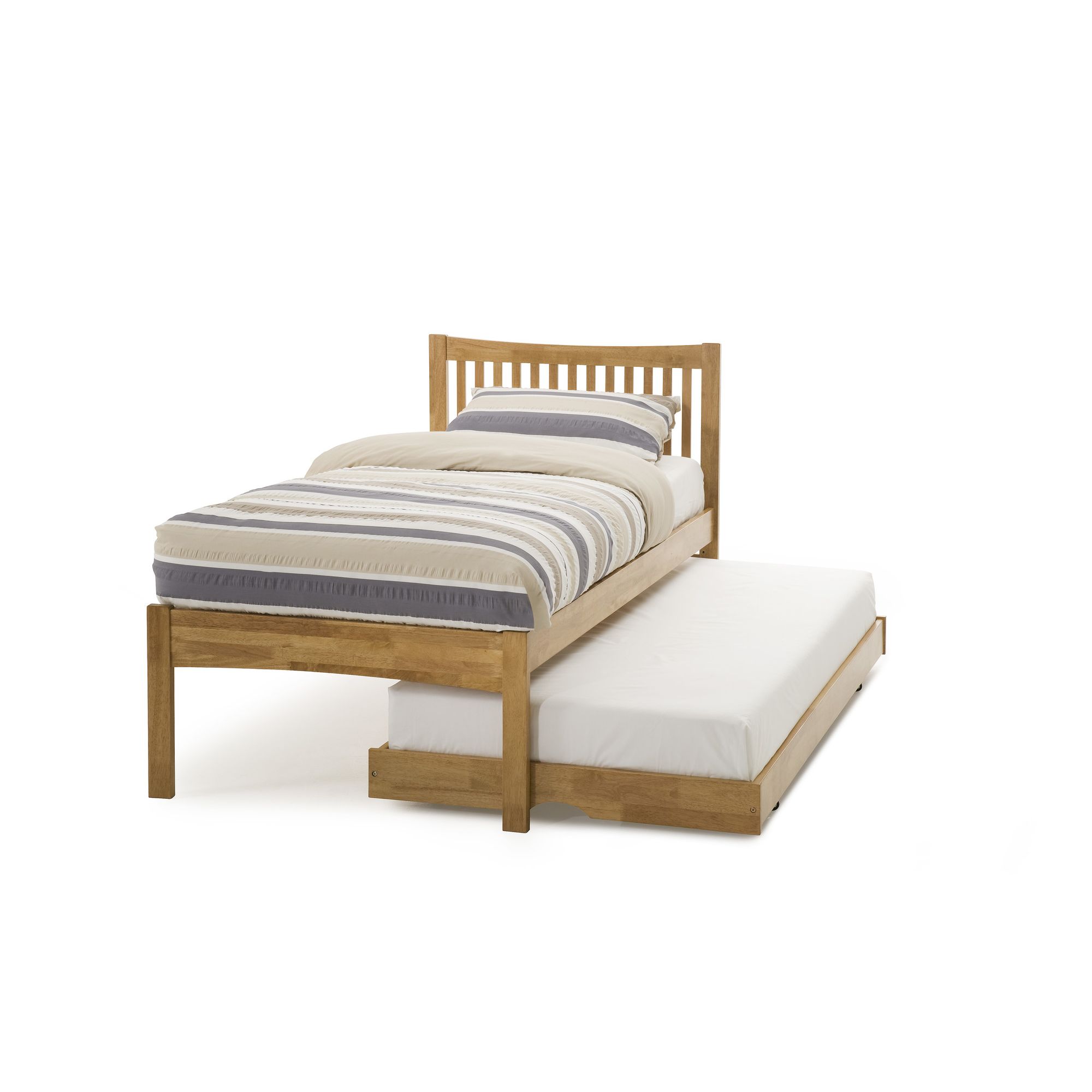 Serene Furnishings Mya Single Guest Bed - Honey Oak at Tesco Direct