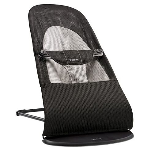 Image of Babybjorn Balance Soft Bouncer Soft Mesh (black/grey)