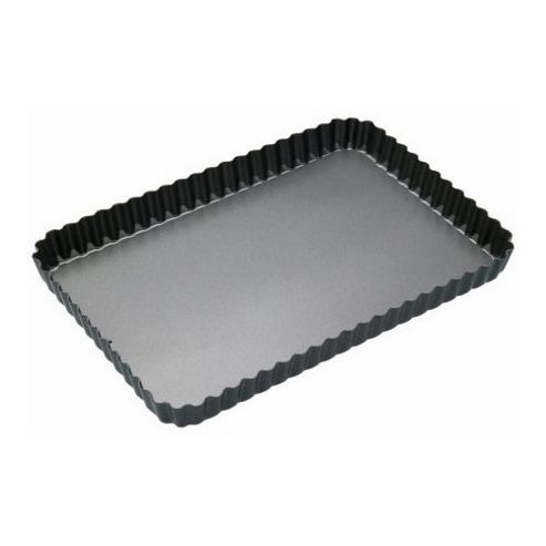 Image of M/class Non-stick Fluted Rectangular Flan / Quiche Tin 30x11x8cm