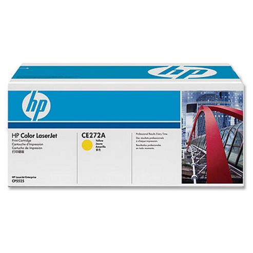 Image of Hp 650a Yellow Smart Print Cartridge (yield 15,000 Pages) For Hp Colour Laserjet Enterprise Cp5525