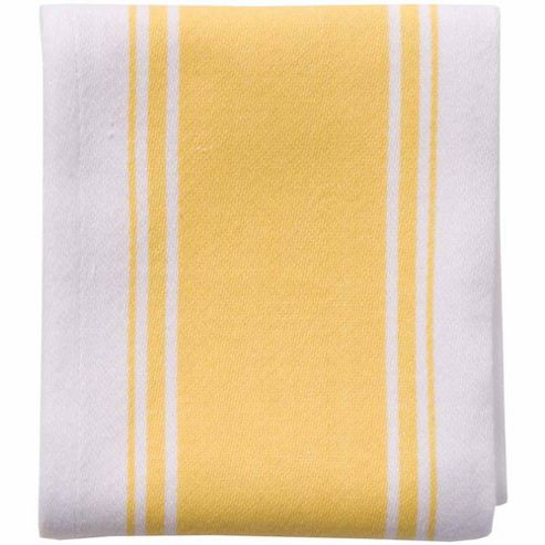Image of Now Designs Single Symmetry Tea Towel, Lemon Yellow