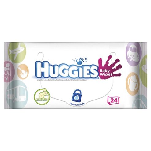 Image of Huggies Baby Wipes On-the-go 24