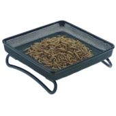 Mesh ground feeder tray