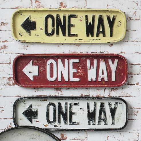 Image of Gallery One Way Wall Plaque (set Of 3)