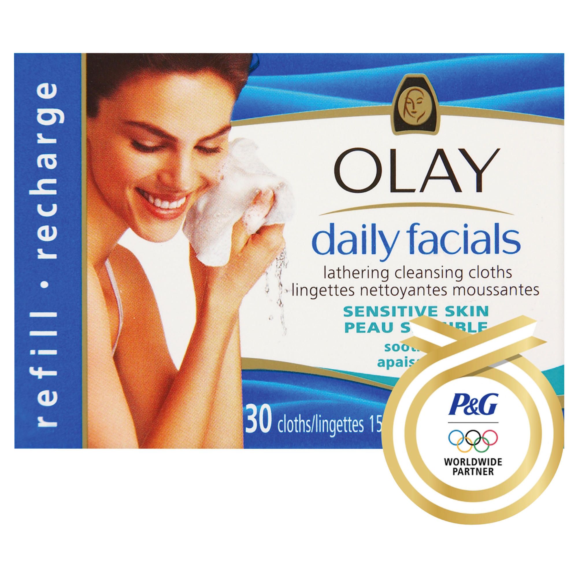 Olay Daily Facial Refill Selsitive 30'S