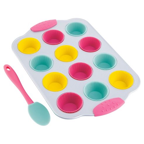 Image of Annabel Karmel Cupcake Tray With Spatula