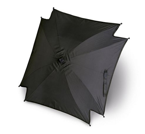 Image of Universal Buggy/stroller Sun Parasol - Sun Umbrella Shade Canopy - Black