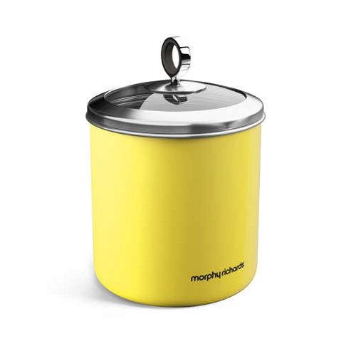 Image of Morphy Richards Accents Large Storage Canister - Yellow