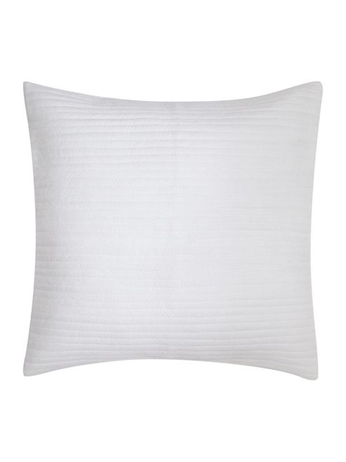 Image of Linea Summer Sham Reversible Blue/cream