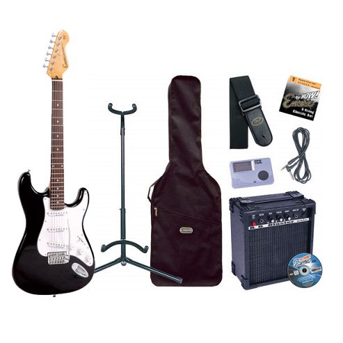 Image of Encore E6 Beginners Black Guitar Pack