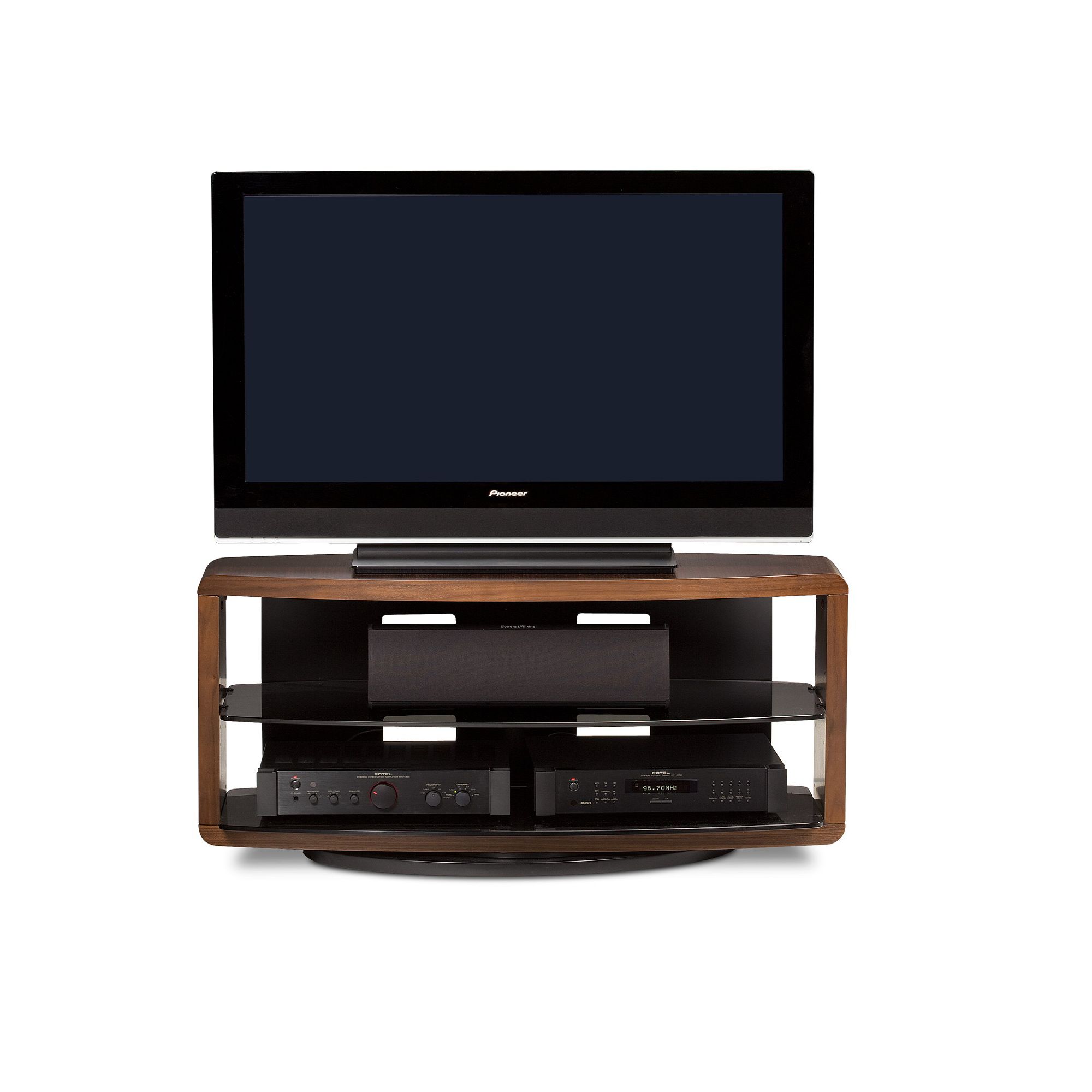 BDI Valera 9724 TV Stand up to 50'' TV's - Chocolate Walnut at Tesco Direct