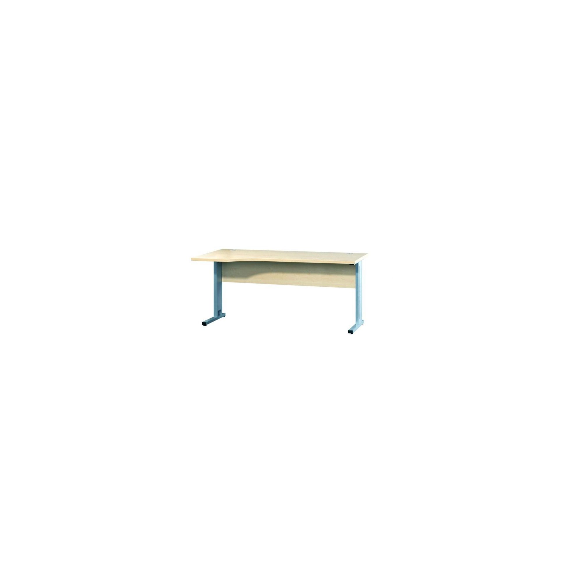 Bush Techno Speed R/H Cantilever Framed Ergonomic Desk in Beech at Tesco Direct