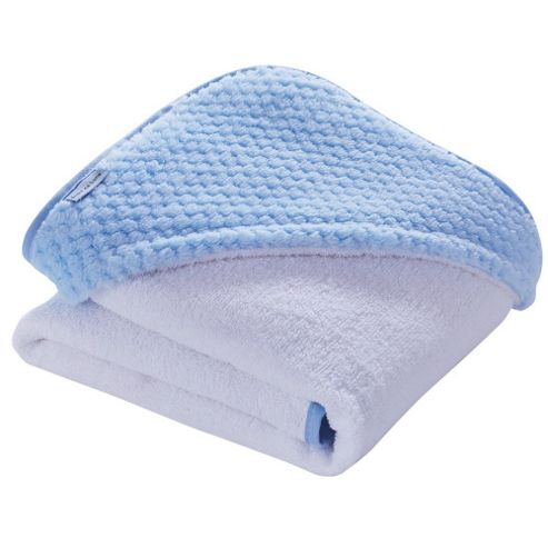 Image of Clair De Lune Luxury Hooded Towel (honeycomb Blue)