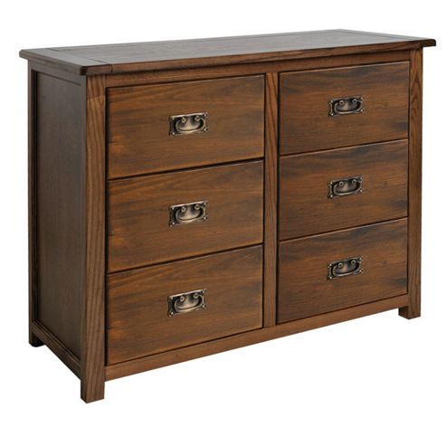 Image of Home Essence Broadwick 6 Drawer Wide Chest